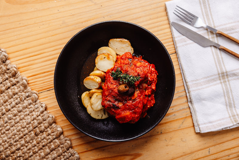 CHICKEN CACCIATORE AND ROASTED POTATOES 380GM (GF)