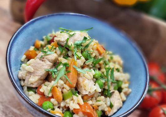 GINGER SOY PROTIEN FRIED RICE