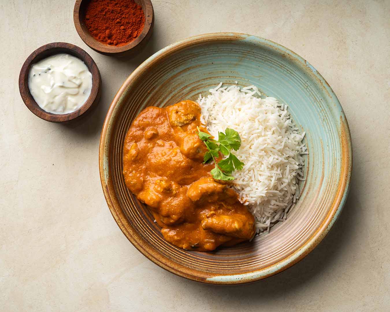 RUSTIC BUTTER CHICKEN & BASMATI RICE (GF)